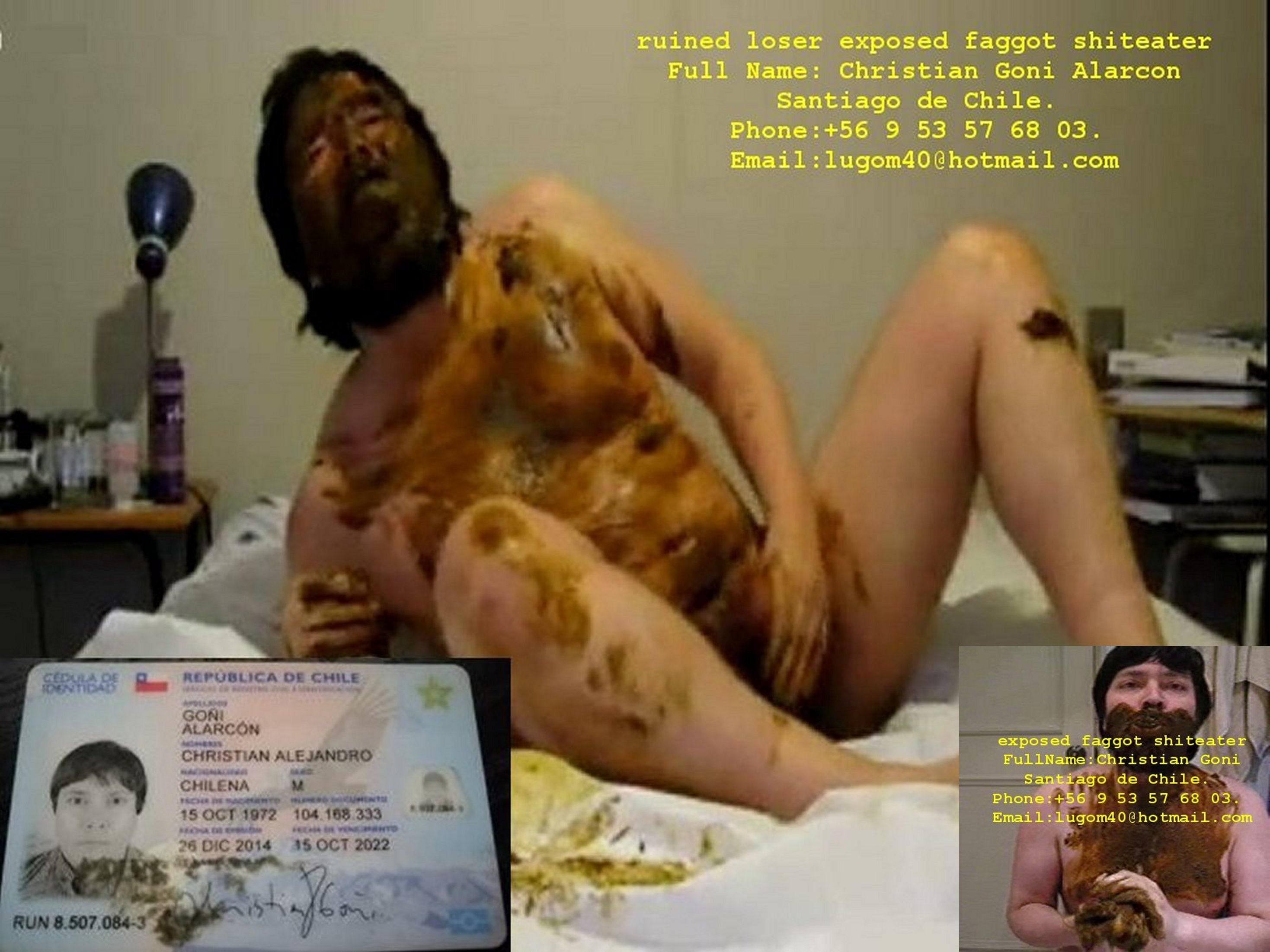 christian goni alarcon exposed shiteater ruined loser humiliation forever