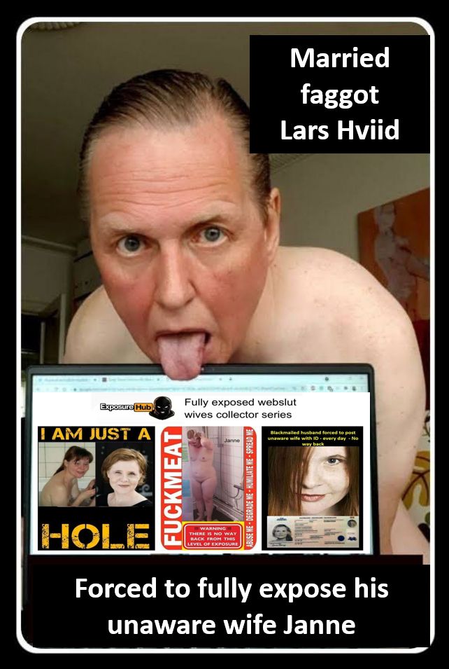 fag Lars Hviid expose his unaware wife Janne