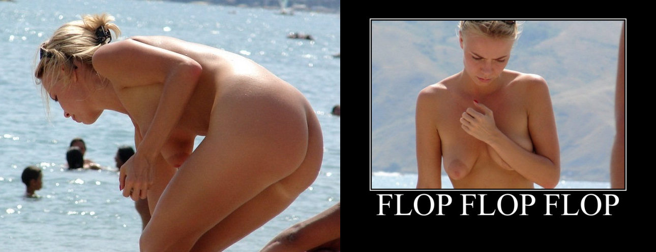 Hanging Breasts Naturist Beach
