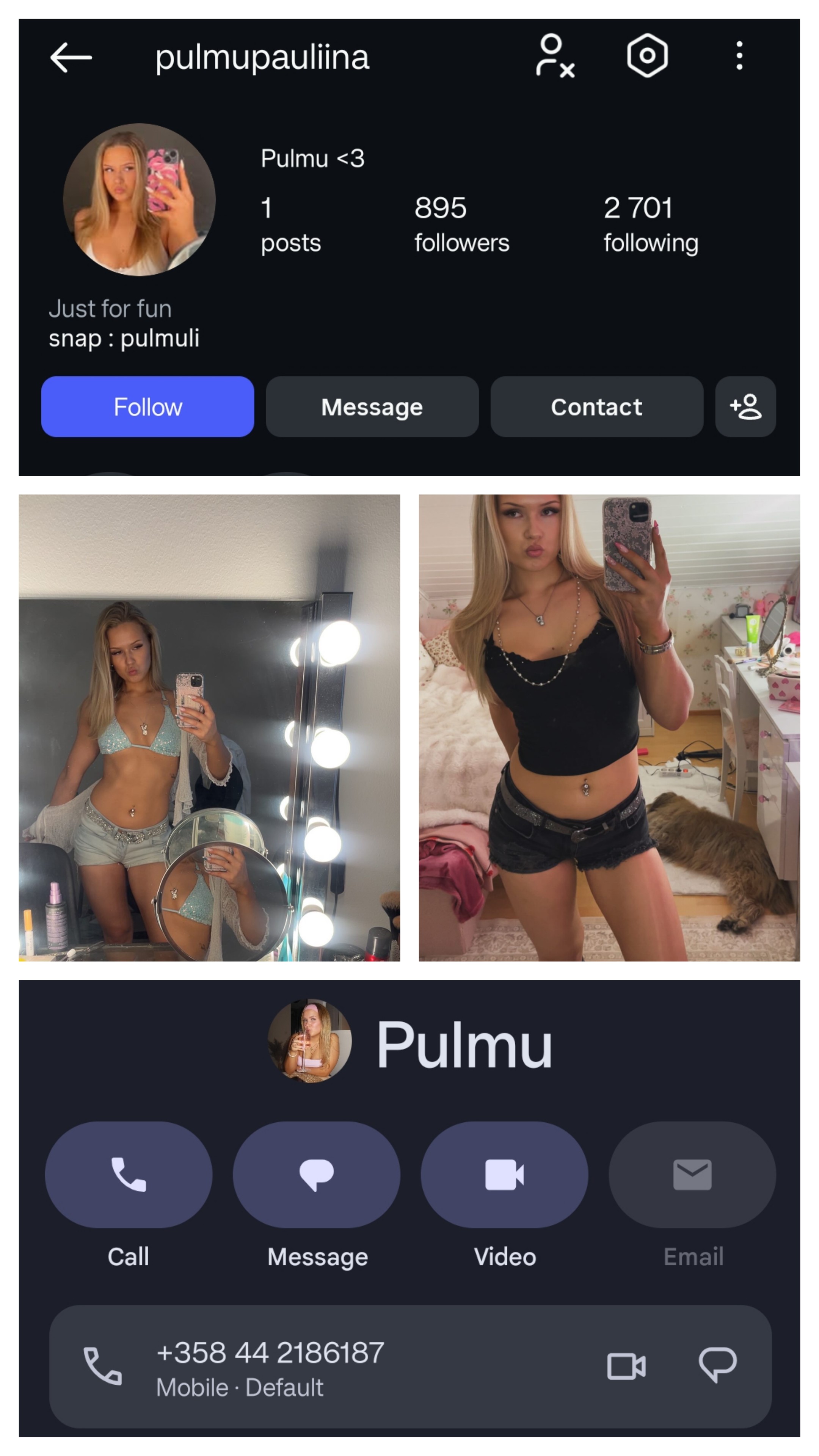 finnish pulmu lindgren ig and whatsapp