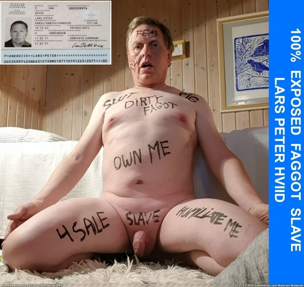 Married faggot loser Lars Hviid
