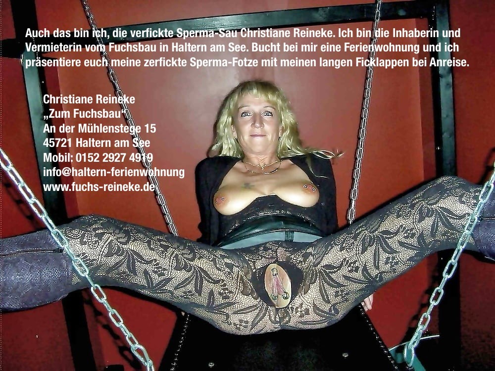 Outinggeile AO-Fotze Christiane Reineke