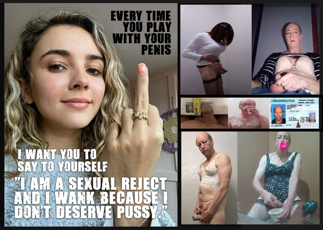 I am a sexual reject and I wank because I David Sodergren don't deserve pussy
