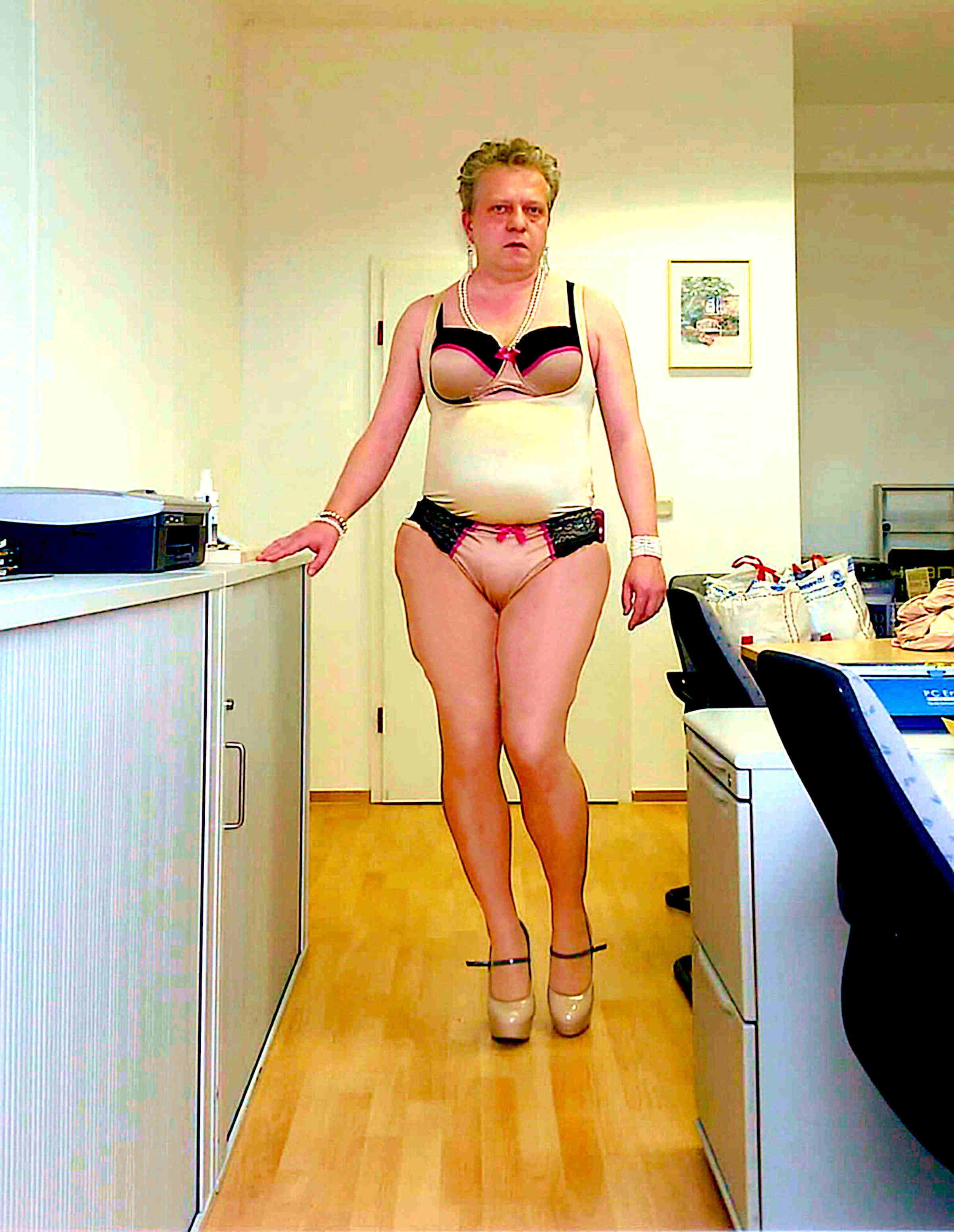 reife sexy Frau Maik Hüttner in Dessous
