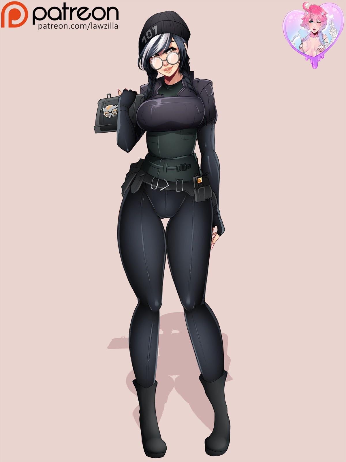 Dokkaebi Pin-up-Lawzilla