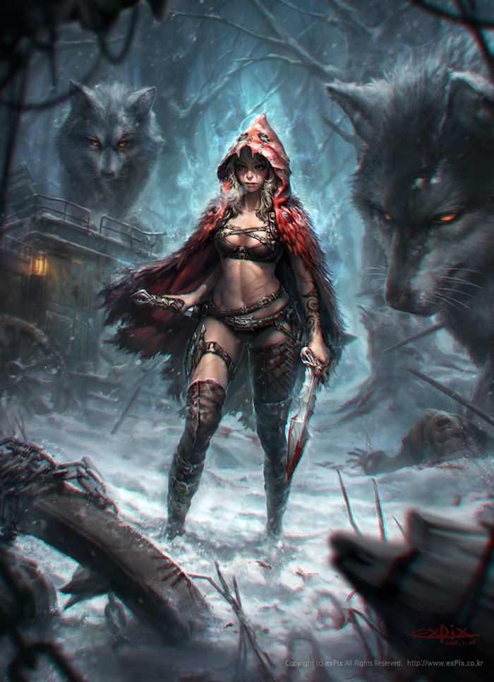 Red Ridinghood - Queen of the Wolf by HyunJoon Kim