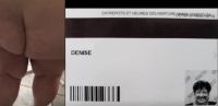Denise Dube fat ass and ID card exposed